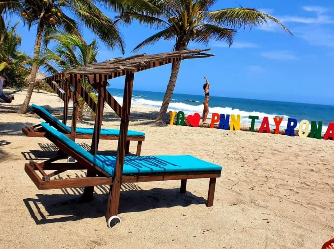 Bed and Breakfast Camping Castilletes Parque Tayrona Ель-Зайно Екстер'єр фото